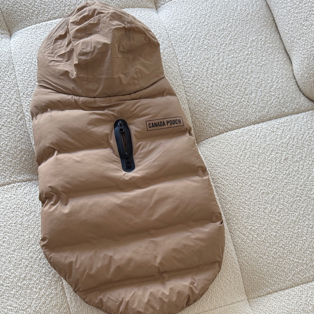 Canada Pooch Tan Dog Jacket